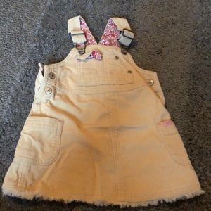 Overall dress for girls size 12 to 18 months